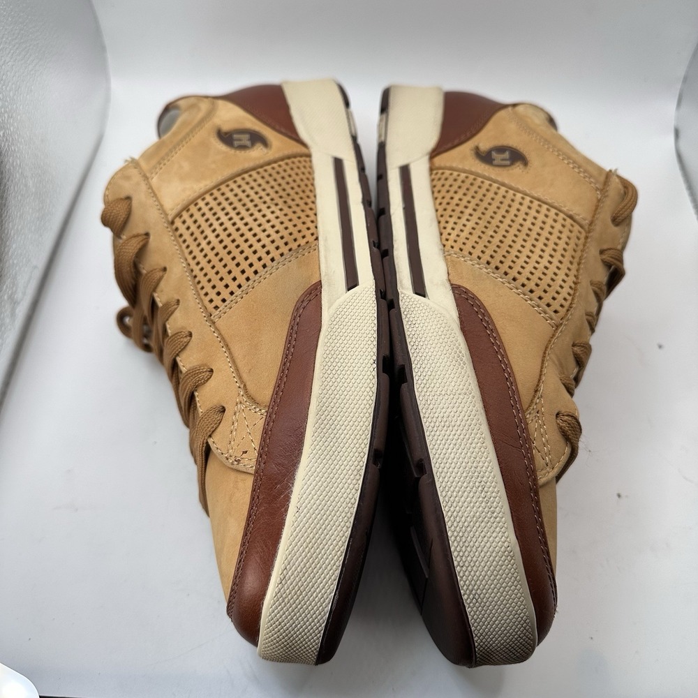 310 Motoring Men's Shoes Size 12 EU 46 Hurricane 31501 Wheat Brown Leather Suede - Picture 9 of 16
